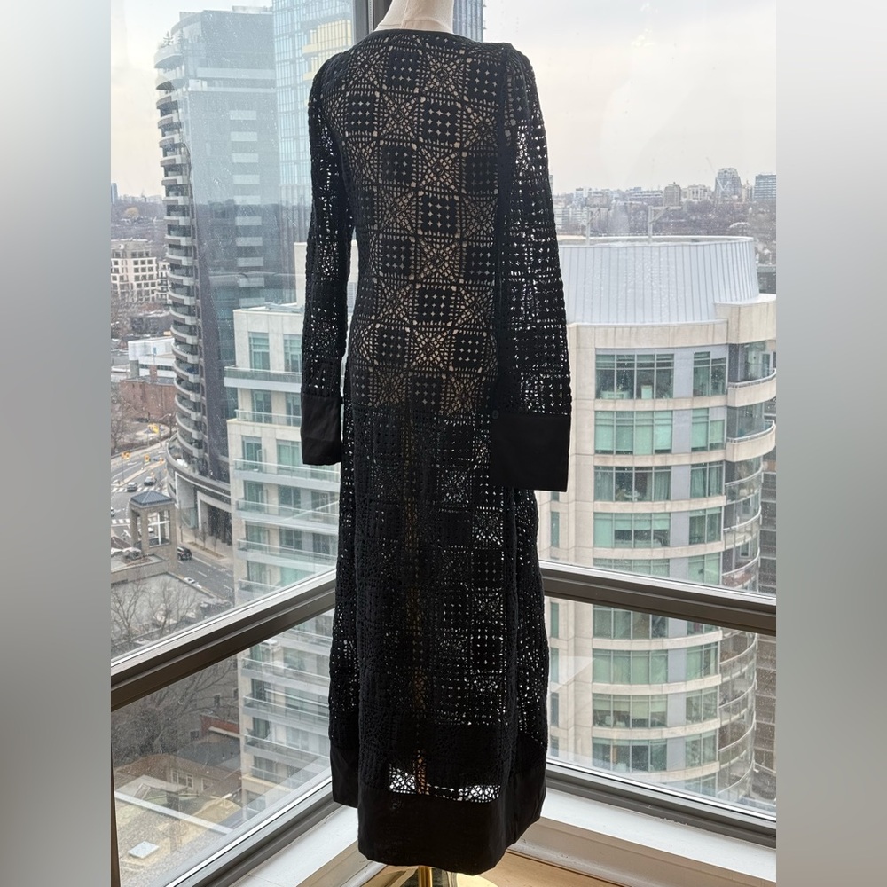 🆕 SIR THE LABEL 🧿 NWOT Rayure Long Sleeve Crochet Maxi Dress, Sz 1 US 4 - Picture 7 of 17